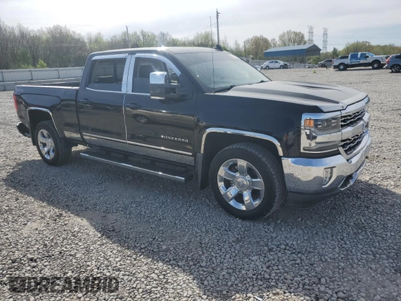 2017 Chevrolet Silverado 1500 LTZ with VIN 3GCUKSEJ9HG491930, listed as a Copart auction lot 51223025 with 128,251 mi miles and Salvage Title. Bid and sale history available at DreamBid. Image 4.