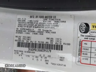 2010 Ford Fusion Hybrid with VIN 3FADP0L3XAR295179, listed as a IAAI auction lot 41958001 with 224,973 mi miles. Bid and sale history available at carsss.com. Image 9.