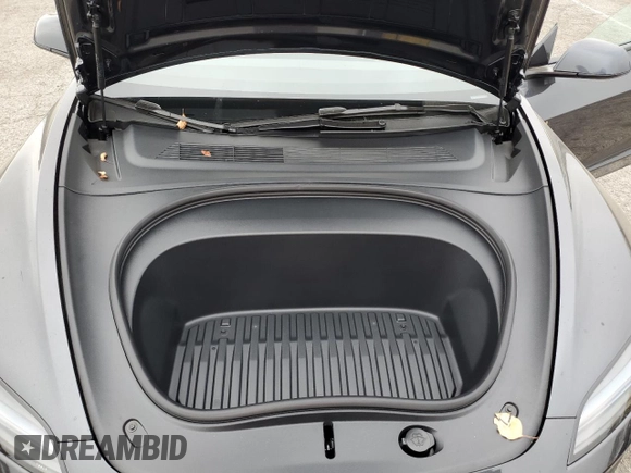 2025 Tesla Model 3 Long Range with VIN 5YJ3E1EA7SF969403, listed as a Copart auction lot 55348185 with 2,613 mi miles and Salvage title. Bid and sale history available at DreamBid. Image 11.