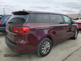 2019 Kia Sedona EX with VIN KNDMB5C17K6543326, listed as a Copart auction lot 46068965 with 76,410 mi miles and Salvage Title. Bid and sale history available at carsss.com. Image 3.