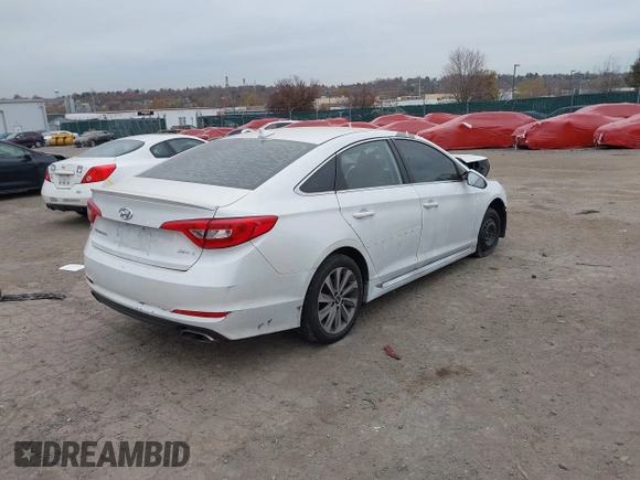 2015 Hyundai Sonata Sport with VIN 5NPE34AF4FH077344, listed as a IAAI auction lot 40833400 with 49,254 mi miles and . Bid and sale history available at DreamBid. Image 4.