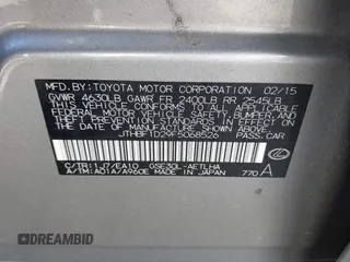 2015 Lexus IS 250 z VIN JTHBF1D29F5068526, wystawiony jako IAAI lot #42059493 z przebiegiem 178 313 mil mil oraz . Historia ofert i sprzedaży dostępna na DreamBid. Obrazek 9.