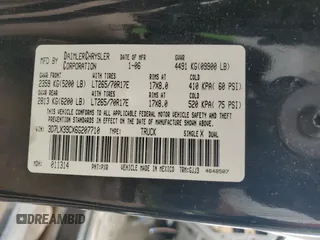 2006 Dodge 3500 Laramie z VIN 3D7LX39CX6G207710, wystawiony jako Copart lot #50928795 z przebiegiem Nie podano mil oraz Szkoda całkowita • Salvage title. Historia ofert i sprzedaży dostępna na DreamBid. Obrazek 14.