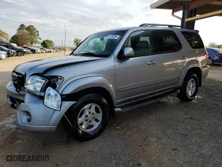 2003 Toyota Sequoia SR5 with VIN 5TDZT34A93S176534, listed as a Copart auction lot 51158255 with 344,725 mi miles and Salvage Title. Bid and sale history available at carsss.com. Image 1.
