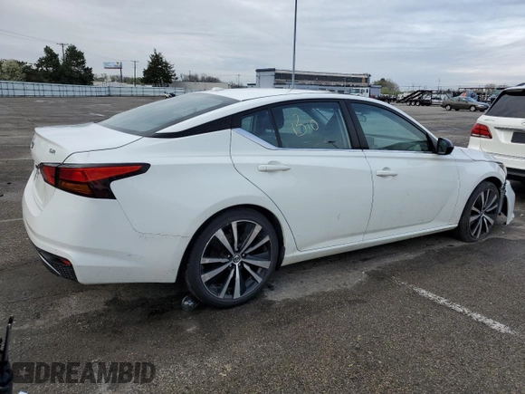 2022 Nissan Altima SR with VIN 1N4BL4CV5NN387806, listed as a Copart auction lot 49034605 with 49,474 mi miles and Salvage Title. Bid and sale history available at DreamBid. Image 3.