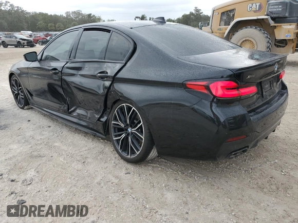 2022 BMW 5 Series M550i xDrive z VIN WBA13BK02NCH74485, wystawiony jako Copart lot #78734134 z przebiegiem 35 332 mil mil oraz Szkoda całkowita • Salvage title. Historia ofert i sprzedaży dostępna na DreamBid. Obrazek 2.