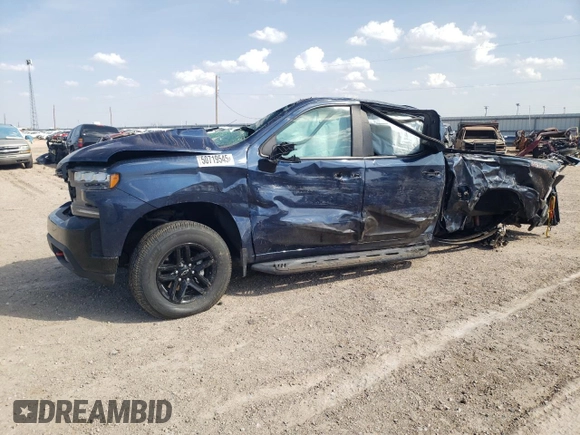 2022 Chevrolet Silverado 1500 LT Trail Boss with VIN 1GCPYFED6NZ124279, listed as a Copart auction lot 50719545 with Not Provided miles and Salvage Title. Bid and sale history available at DreamBid. Image 1.