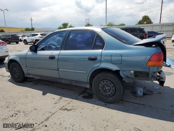 1996 Honda Civic LX "O" w/Air with VIN 2HGEJ6672TH527324, listed as a Copart auction lot 63497914 with 342,931 mi miles and Salvage Title. Bid and sale history available at carsss.com. Image 2.