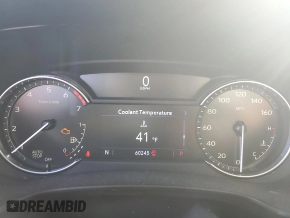 2023 Cadillac XT4 FWD Premium Luxury with VIN 1GYFZCR49PF125491, listed as a Copart auction lot 48508095 with 60,245 mi miles and Salvage Title. Bid and sale history available at carsss.com. Image 9.
