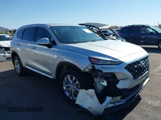 2019 Hyundai Santa Fe SEL Plus z VIN 5NMS33AD2KH130111, wystawiony jako IAAI lot #42328379 z przebiegiem 56 626 mil mil oraz . Historia ofert i sprzedaży dostępna na DreamBid. Obrazek 1.