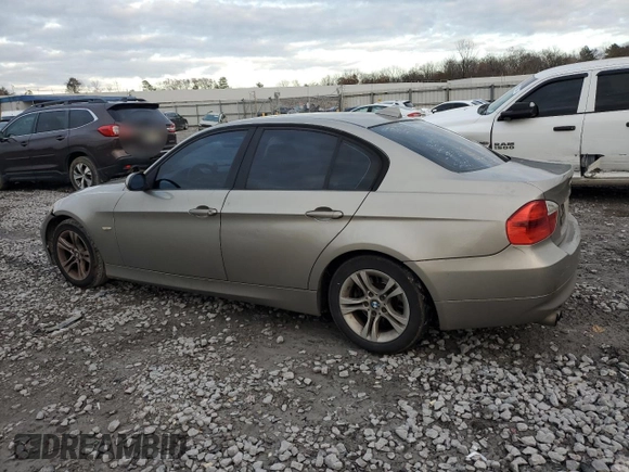 2008 BMW 3 Series 328i with VIN WBAVA37508NL51654, listed as a Copart auction lot 85218154 with 169,260 mi miles and Salvage Title. Bid and sale history available at DreamBid. Image 2.