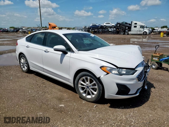 2020 Ford Fusion SE with VIN 3FA6P0HD6LR168572, listed as a Copart auction lot 61063815 with Not provided miles and Clean title. Bid and sale history available at DreamBid. Image 4.
