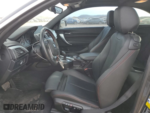 2015 BMW 2 Series 228i with VIN WBA1F5C57FV257639, listed as a Copart auction lot 86645114 with 73,094 mi miles and Salvage Title. Bid and sale history available at carsss.com. Image 7.