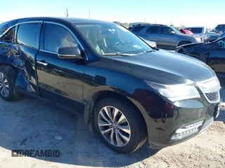 2014 Acura MDX Tech Pkg with VIN 5FRYD3H47EB014095, listed as a IAAI auction lot 41723865 with 99,790 mi miles. Bid and sale history available at carsss.com. Image 1.
