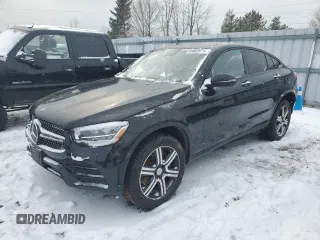 2021 Mercedes-Benz GLC with VIN W1N0J8EB6MF991402, listed as a Copart auction lot 85602014 with 132,117 mi miles and Salvage Title. Bid and sale history available at carsss.com. Image 1.