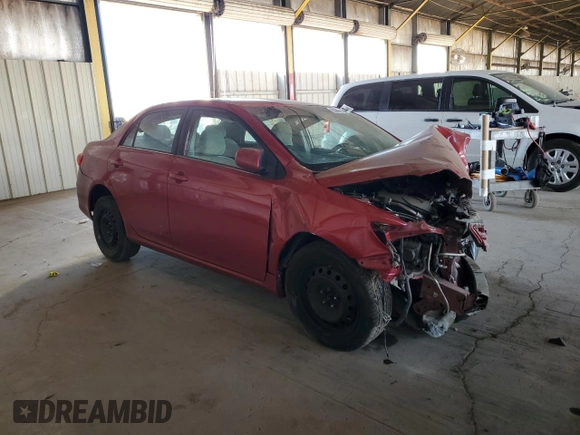 2013 Toyota Corolla L with VIN 5YFBU4EE3DP222651, listed as a Copart auction lot 85809284 with 125,818 mi miles and Salvage Title. Bid and sale history available at DreamBid. Image 4.