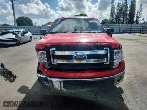 2014 Ford F-150 XL with VIN 1FTFW1CT3EFC74625, listed as a Copart auction lot 62128225 with 223,803 mi miles and Salvage title. Bid and sale history available at DreamBid. Image 5.