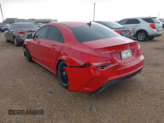 2016 Mercedes-Benz CLA 250 with VIN WDDSJ4EB0GN317142, listed as a IAAI auction lot 41996647 with 108,416 mi miles and . Bid and sale history available at DreamBid. Image 3.