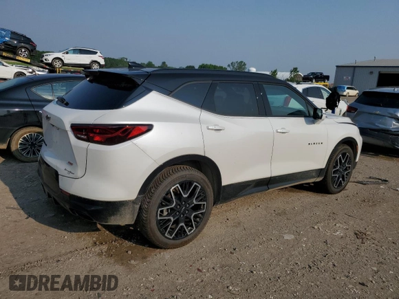 2023 Chevrolet Blazer RS with VIN 3GNKBKRS1PS138451, listed as a Copart auction lot 58532815 with 42,935 mi miles and Clean title. Bid and sale history available at DreamBid. Image 3.