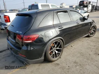 2021 Mercedes-Benz GLC with VIN W1N0G6EB2MF948257, listed as a Copart auction lot 83833484 with 83,942 mi miles and Clean Title. Bid and sale history available at carsss.com. Image 3.