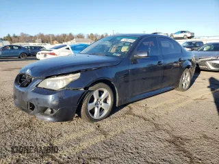 2008 BMW 5 Series 535xi with VIN WBANV93588CZ69801, listed as a Copart auction lot 43981495 with 159,869 mi miles and Salvage Title. Bid and sale history available at carsss.com. Image 1.