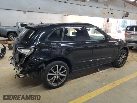 2017 Audi SQ5 Premium Plus with VIN WA1CCAFP7HA056886, listed as a Copart auction lot 88440615 with 70,262 mi miles and Salvage title. Bid and sale history available at DreamBid. Image 3.