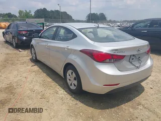 2016 Hyundai Elantra SE with VIN 5NPDH4AE5GH682981, listed as a IAAI auction lot 42413057 with 117,084 mi miles and . Bid and sale history available at DreamBid. Image 3.