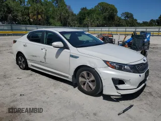 2015 Kia Optima Hybrid with VIN KNAGM4AD6F5082563, listed as a Copart auction lot 55150765 with 191,193 mi miles and Clean Title. Bid and sale history available at carsss.com. Image 4.