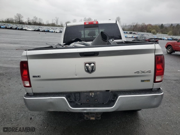 2011 Ram 1500 SLT with VIN 1D7RV1GPXBS569629, listed as a Copart auction lot 51676905 with 121,672 mi miles and Salvage Title. Bid and sale history available at carsss.com. Image 6.