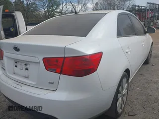 2012 Kia Forte SX with VIN KNAFW4A35C5580407, listed as a IAAI auction lot 41766933 with 203,081 mi miles. Bid and sale history available at carsss.com. Image 4.