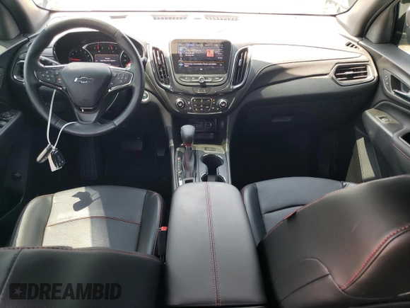 2023 Chevrolet Equinox RS with VIN 3GNAXWEGXPL177975, listed as a Copart auction lot 60112965 with 6,988 mi miles and Salvage title. Bid and sale history available at DreamBid. Image 8.