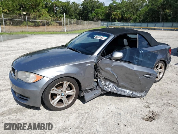 2010 BMW 1 Series 128i with VIN WBAUL7C53AVJ77586, listed as a Copart auction lot 65931574 with 125,025 mi miles and Non repairable. Bid and sale history available at DreamBid. Image 1.