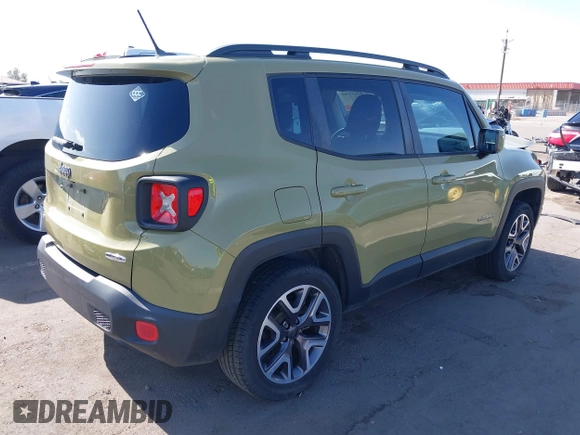 2015 Jeep Renegade Latitude with VIN ZACCJBBT7FPB35993, listed as a IAAI auction lot 42055165 with 65,413 mi miles. Bid and sale history available at carsss.com. Image 4.