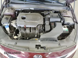 2018 Kia Optima LX with VIN 5XXGT4L33JG265983, listed as a Copart auction lot 53722745 with 82,233 mi miles and Salvage title. Bid and sale history available at DreamBid. Image 11.