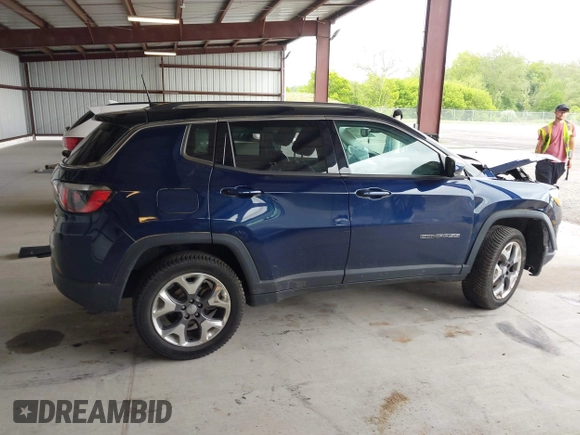 2018 Jeep Compass Limited with VIN 3C4NJDCB2JT222325, listed as a IAAI auction lot 42230333 with 65,030 mi miles and . Bid and sale history available at DreamBid. Image 14.