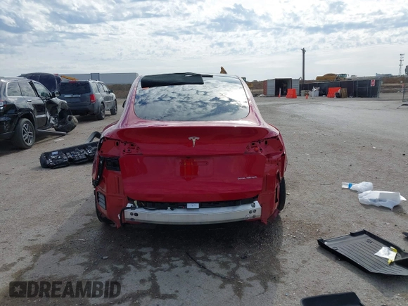2023 Tesla Model Y Long Range with VIN 7SAYGDEE5PA198483, listed as a IAAI auction lot 41433952 with 24,753 mi miles and . Bid and sale history available at DreamBid. Image 17.