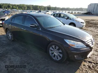 2009 Hyundai Genesis with VIN KMHGC46E09U054187, listed as a Copart auction lot 71584024 with 325,244 mi miles and Salvage Title. Bid and sale history available at carsss.com. Image 4.