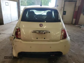 2017 FIAT 500e with VIN 3C3CFFGE9HT525304, listed as a Copart auction lot 61429425 with 33,270 mi miles and Salvage title. Bid and sale history available at DreamBid. Image 6.