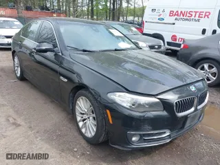 2016 BMW 5 Series 528i xDrive with VIN WBA5A7C57GG643446, listed as a IAAI auction lot 42039384 with 132,119 mi miles. Bid and sale history available at carsss.com. Image 1.