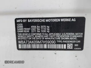 2021 BMW 2 Series 228i xDrive z VIN WBA73AK09M7H59090, wystawiony jako IAAI lot #42160400 z przebiegiem 78 782 mil mil oraz . Historia ofert i sprzedaży dostępna na DreamBid. Obrazek 9.