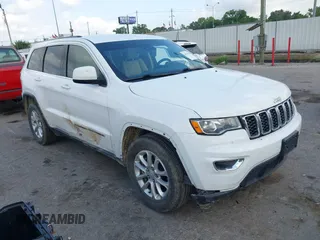 2022 Jeep Grand Cherokee Laredo X with VIN 1C4RJEAGXNC180641, listed as a IAAI auction lot 42074598 with 54,981 mi miles and . Bid and sale history available at DreamBid. Image 1.