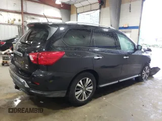 2018 Nissan Pathfinder SL with VIN 5N1DR2MM6JC623411, listed as a Copart auction lot 84332754 with 69,410 mi miles and Salvage Title. Bid and sale history available at carsss.com. Image 3.