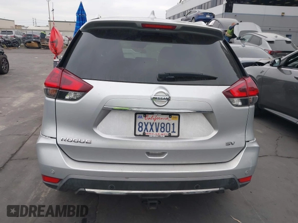 2019 Nissan Rogue SV with VIN KNMAT2MT3KP531635, listed as a IAAI auction lot 42043818 with 147,068 mi miles and . Bid and sale history available at DreamBid. Image 17.