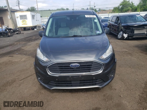 2019 Ford Transit Connect XLT z VIN NM0GE9F23K1390051, wystawiony jako Copart lot #57303165 z przebiegiem 90 595 mil mil oraz Czysty tytuł • Clean title. Historia ofert i sprzedaży dostępna na DreamBid. Obrazek 5.