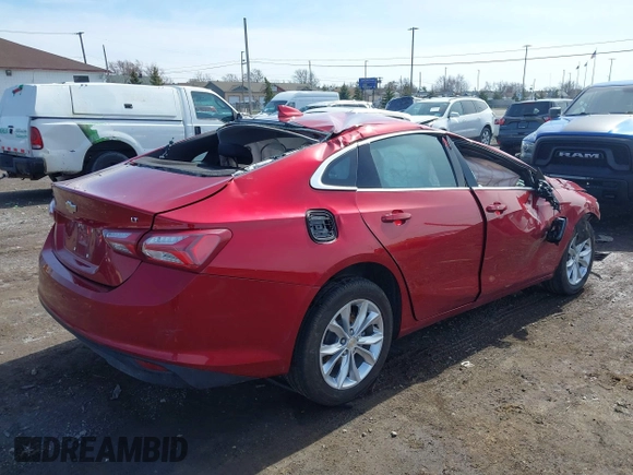 2022 Chevrolet Malibu LT with VIN 1G1ZD5ST4NF104245, listed as a IAAI auction lot 41936539 with 21,697 mi miles and . Bid and sale history available at DreamBid. Image 4.