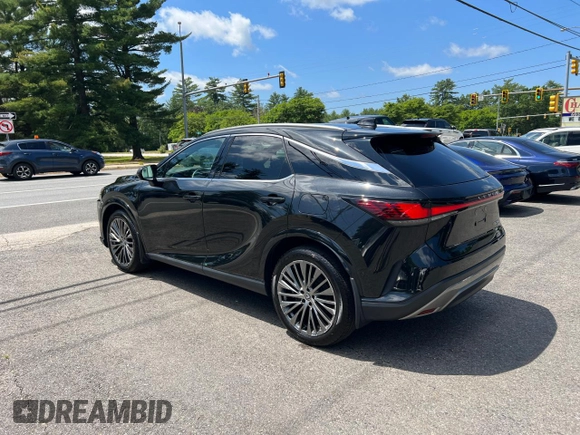 2023 Lexus RX 350h z VIN 2T2BBMCA0PC002695, wystawiony jako Copart lot #62426515 z przebiegiem 112 835 mil mil oraz Czysty tytuł • Clean title. Historia ofert i sprzedaży dostępna na DreamBid. Obrazek 3.