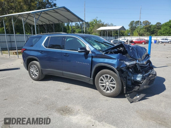 2023 Chevrolet Traverse LT Cloth with VIN 1GNERGKW6PJ279388, listed as a Copart auction lot 52781785 with Not provided miles and Salvage title. Bid and sale history available at DreamBid. Image 4.