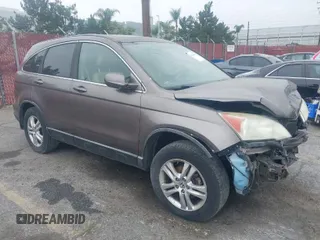 2011 Honda CR-V EX-L with VIN 5J6RE3H70BL008848, listed as a IAAI auction lot 42046445 with 156,240 mi miles. Bid and sale history available at carsss.com. Image 1.
