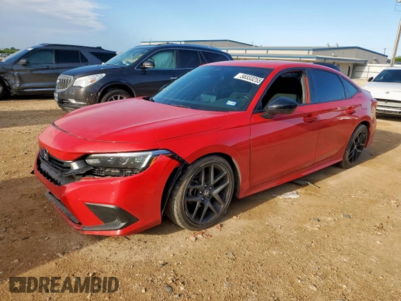 2023 Honda Civic Sport с VIN 2HGFE2F58PH521100, выставлен на аукционе Copart как лот 58333255 с пробегом 23 778 миль миль и Списание • Salvage title. История ставок и продаж доступна на DreamBid. Изображение 1.