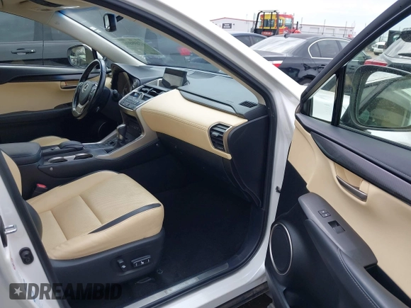 2016 Lexus NX 200t with VIN JTJBARBZ7G2082097, listed as a IAAI auction lot 42596163 with 122,006 mi miles and . Bid and sale history available at DreamBid. Image 5.